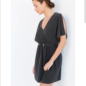 UO Silence + Noise Split Sleeve Mini Dress